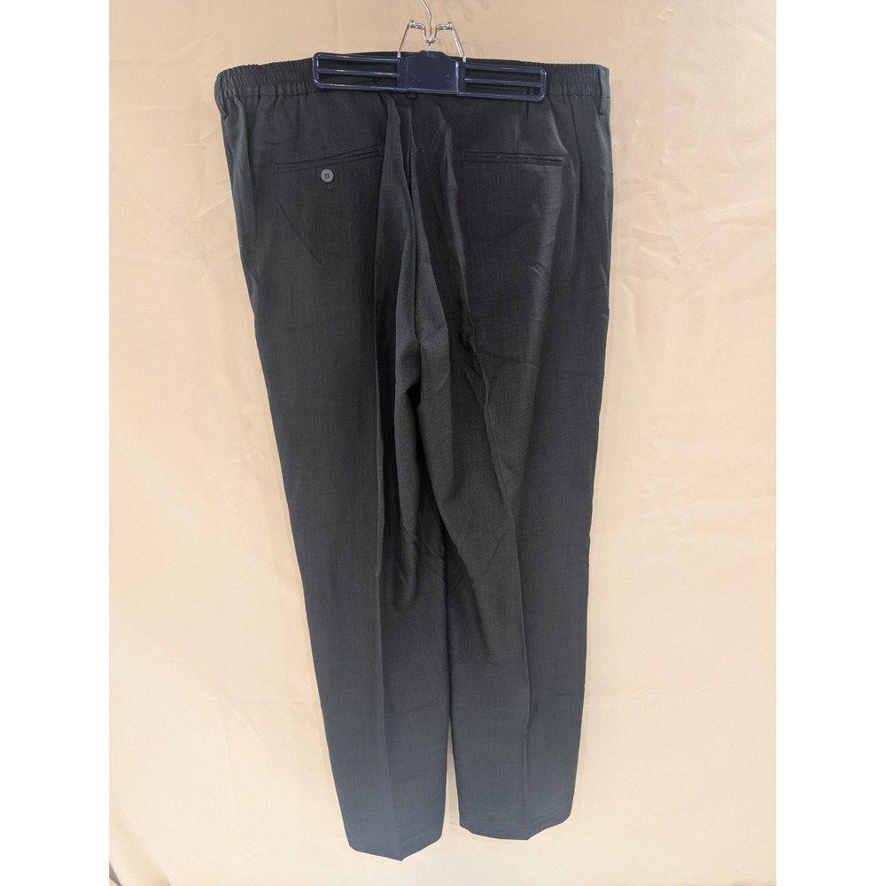 Cintas Men's Design Collective Dress Pants 42x30 Black Elastic Waist Business - Picture 3 of 8